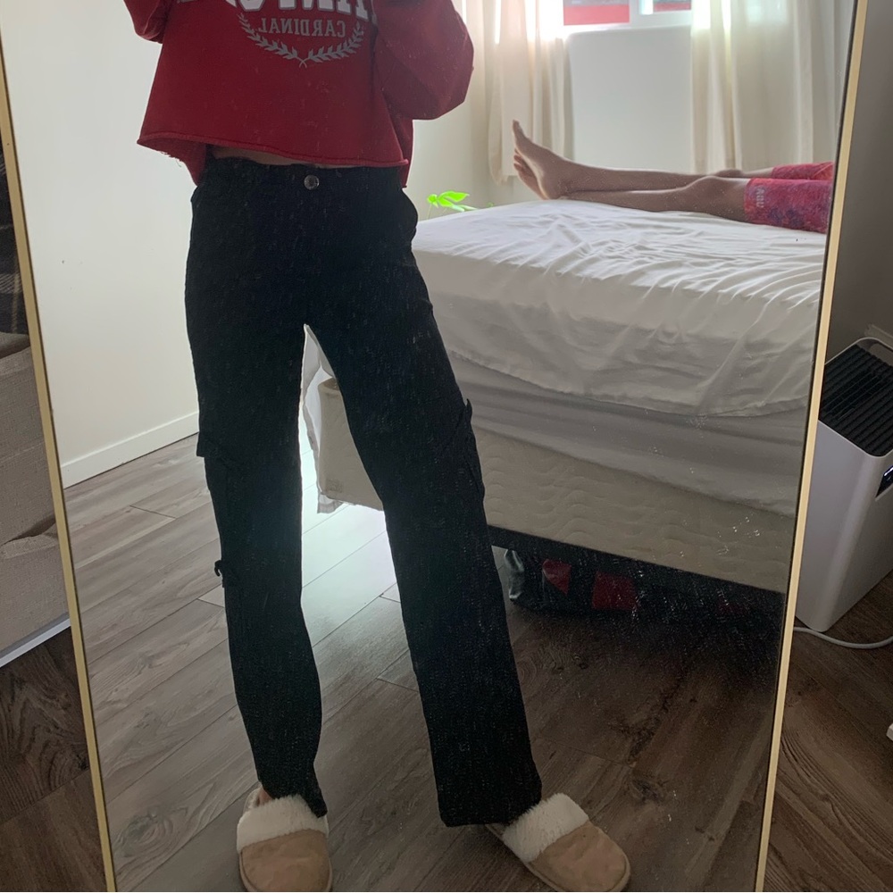 Black Cargo Pants
